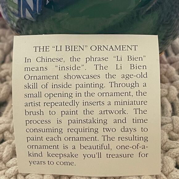 Pier Imports reverse paint glass Ornament - Picture 8 of 9